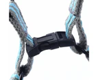 Dog Harness Leash Tear Resistant Escape-proof Anti-lost Small Medium Pet Dog Puppy Vest Harness Pet Supplies-Blue XL