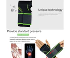 Mumian Green Stripe Fitness Wrist-guards Pressure Belt Ergonomic Design Hook and Loop Closure Wrist-guard for Running