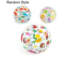 Ball Toy Floating Elastic Inflatable Kids Beach Ball Toy for Children Random Style