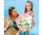 Ball Toy Floating Elastic Inflatable Kids Beach Ball Toy for Children Random Style