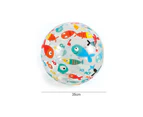 Ball Toy Floating Elastic Inflatable Kids Beach Ball Toy for Children Random Style