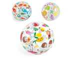 Ball Toy Floating Elastic Inflatable Kids Beach Ball Toy for Children Random Style