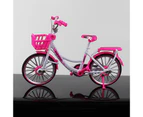 Bicycle Model Wear-resistant Simulation Alloy 1:8 Alloy Bicycle Model Toy for Kids C