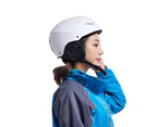 Breathable Skiing Helmet Warmth Head Protector Snowboard Safety Cap Sport Outift-Black
