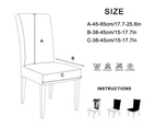 Dining Chair Covers Set of 4,Stretch Removable Washable