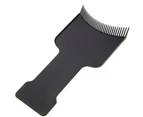 3Pcs Salon Hair Care Dye Colouring Flat Brush Board Comb Set Hairdressing Tool-L Black