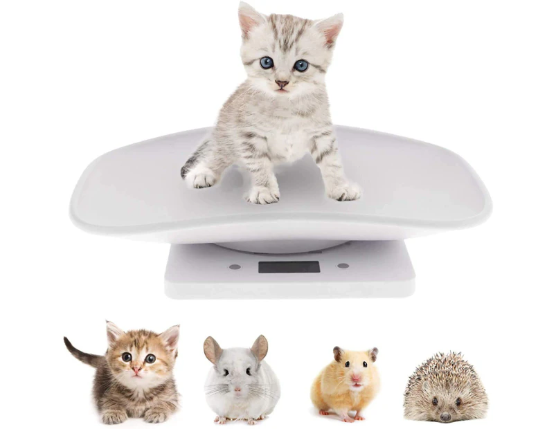 Digital Pet Scale Baby Scale Food Weight Mini Scale LCD Electronic Scales for Measure Small Dog Cat Small Animals Pet Food (Mini Pet Scale)