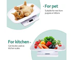 Digital Pet Scale Baby Scale Food Weight Mini Scale LCD Electronic Scales for Measure Small Dog Cat Small Animals Pet Food (Mini Pet Scale)