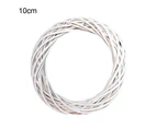 ricm Braided Garland DIY Exquisite Creative Flower Arrangement Wreath Crafts Festival Supplies-White 10cm