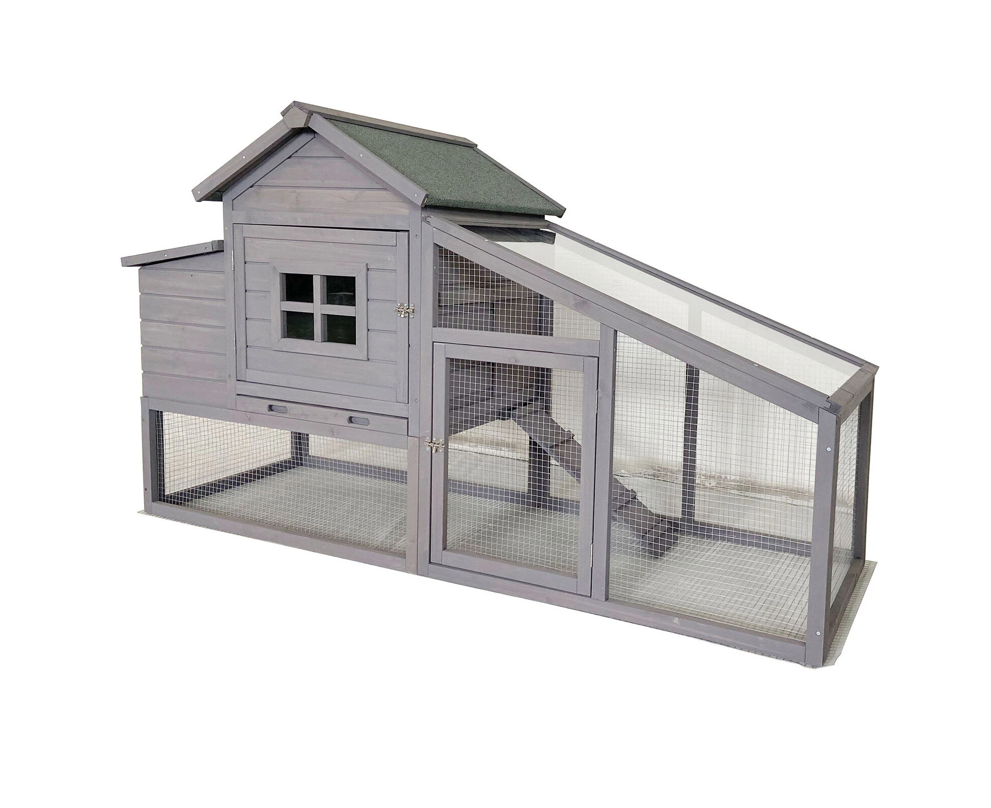 Flyline A-Frame Chicken Coop Hutch with Run