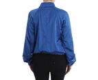 GF Ferre Blue Bomber Jacket Coat Blazer Short Nylon