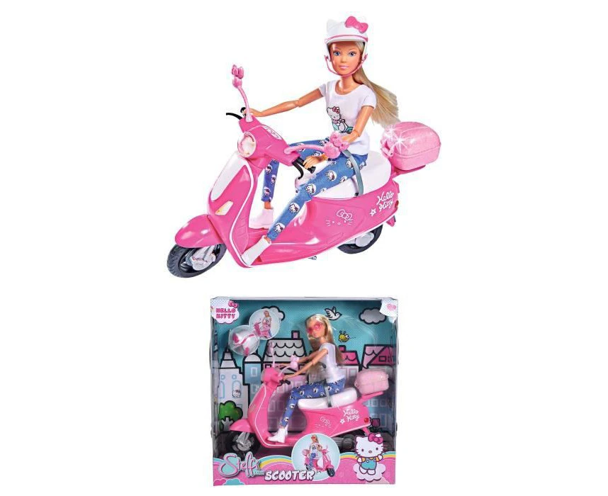 Simba 109283024 Hello Kitty Steffi Love Scooter, Multi-Colour