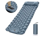 Self-inflating Sleeping Pad For Camping Ultralight Sleeping Pads With Waterproof - grey