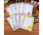 9Pcs 6 Inch DIY Wall Hanging Photo Frame Cartoon Paper Pictures Flim Album