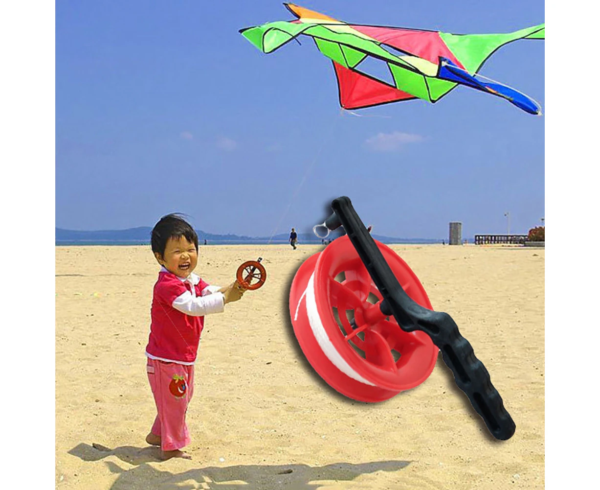 100m String Kite Winding Reel Grip Wheel Outdoor Sports Flying Tool Accessory-12cm