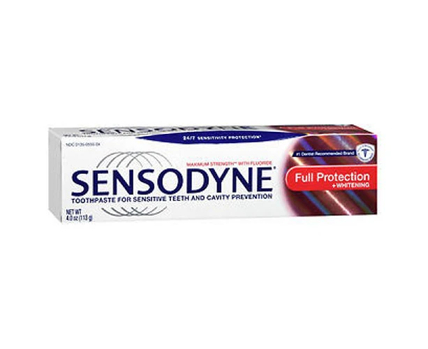 The Honest Company Sensodyne Full Protection Plus Whitening Toothpaste, 4 oz