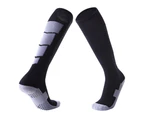 Adult Breathable Football Soccer Sports Training Men Sports High Tube Socks White