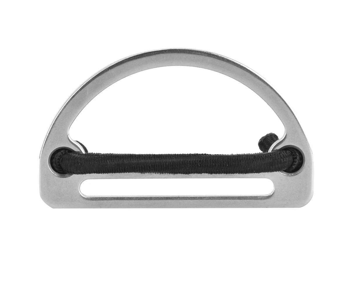 316 Stainless Steel D Ring Belt Buckle Webbing Strap Keeper Diving Accessory Ssa Rk06D(Ssa Rk06D )