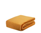 J Elliot Home Adela Velvet Quilted Bedspread Coverlet Quilt Mustard Queen King