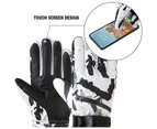 Winmax Ski Gloves Waterproof Winter Snowboard Gloves for Men Women-BlackWhite