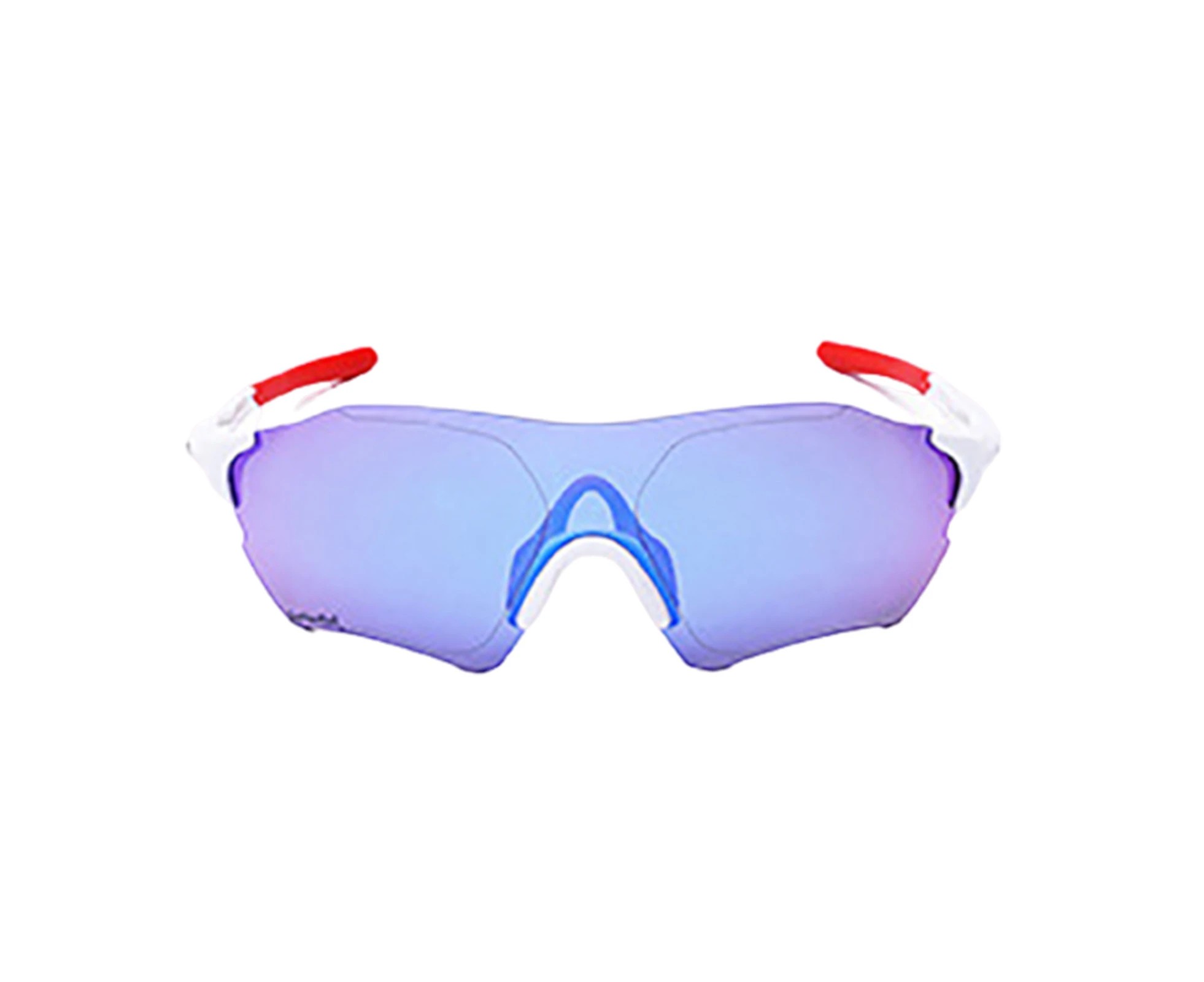 Cycling Running Driving Anti-UV Polarized Sport Sunglasses Glasses for Men Women-White Red