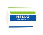 1 Roll Self-adhesive Label Nice-looking Sorted High Stickiness Self-adhesive Removable Item Distinction Personalized Name Tag for Office Supplies-A