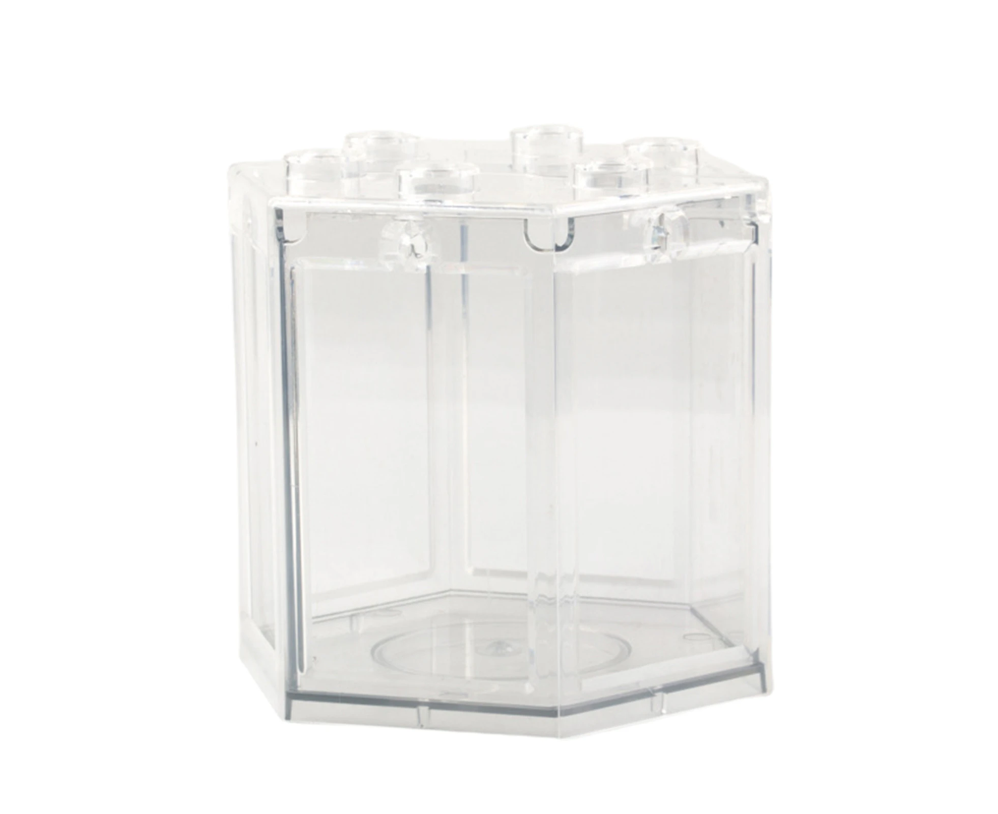 Fish Tank Transparent with Air Vent Clear Goldfish Small Betta Fish Tank for Home Use Style 5