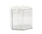 Fish Tank Transparent with Air Vent Clear Goldfish Small Betta Fish Tank for Home Use Style 5
