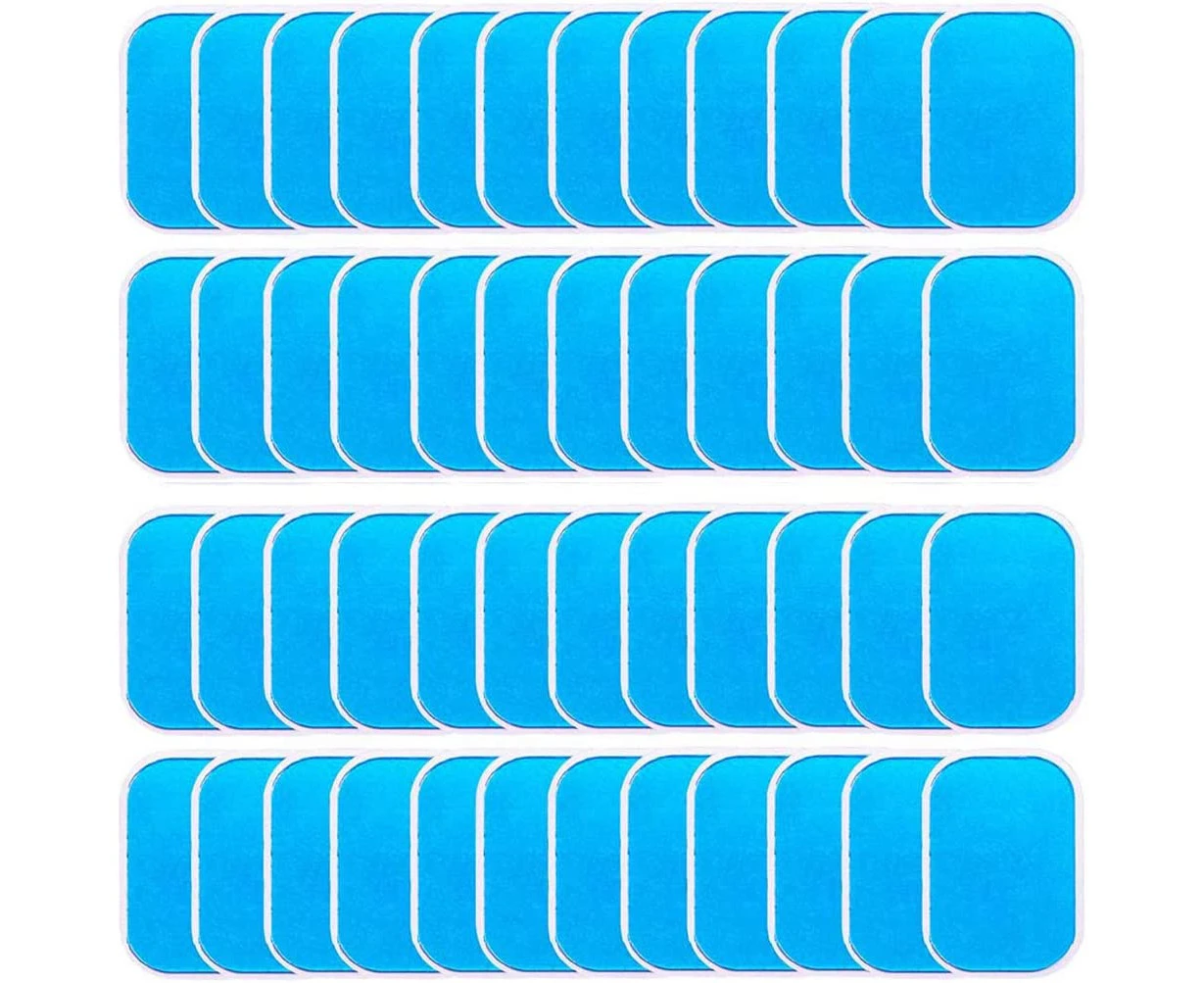 50 Pcs Pads Abs Trainer Replacement Gel Sheet for Abdominal Muscle Trainer, Accessory for Ab Workout Toning Belt