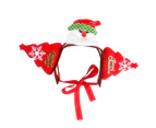 Dogs Cats Christmas Patterns Headband Photography Props Pet Headwear Accessory-Red Snowman M