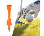 100pcs 70mm Golf tack，Plastic material orange