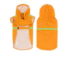 Dog Raincoats for Large Dogs with Reflective Strip Hoodie,Rain Poncho Jacket for Dogs