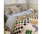 4 Pieces, Quilt Cover Set, (Queen Size) Lightweight Soft Duvet Cover 200*230cmsheets Pillowcases