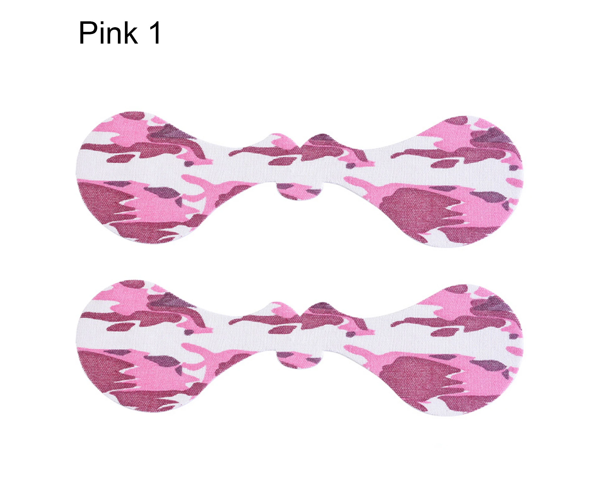 2 Set Outdoor  Face Sticker Sun-proof Breathable Accessory Winter Facial  Protective Pad for Outdoor-Pink