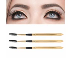 3 Pack Eyelash Brush Set, Reusable Portable Eyebrow Makeup Spoolie