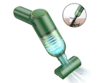 Handheld Vacuum Cleaner Cordless: Mini Rechargeable Hand Vacuum with Strong Suction, Portable Wet Dry Car Vacuum for Carpet Car - Green