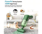 Handheld Vacuum Cleaner Cordless: Mini Rechargeable Hand Vacuum with Strong Suction, Portable Wet Dry Car Vacuum for Carpet Car - Green