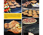 Set of 5 Cooking Mats BBQ Mat Barbecue Plate Baking Sheet Gas Barbecue Oven Electric Charcoal Non-stick