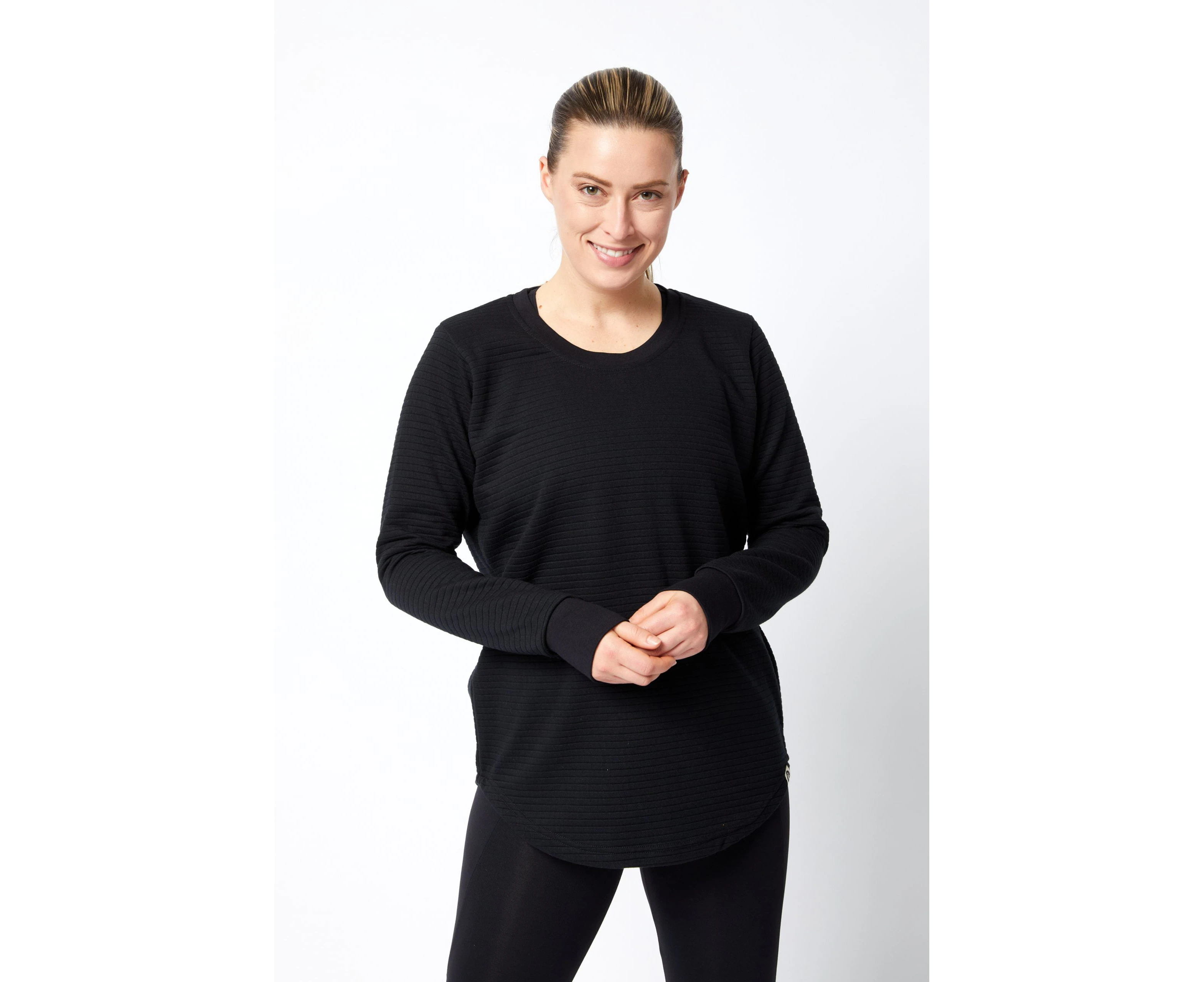 Bug Activewear Bamboo Long Sleeve Tee - Black