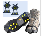 Ice Traction Cleats Large - Lightweight Traction Cleats for Walking on Snow & Ice,Extra Large (Men 10 - 12 / Women 12 - 14)