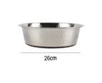 Hammered Decorative Bowls - Luxury Style Premium Dog and Cat Dishes (Stainless)