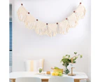 Macrame Woven Tassel Woven Small Flag Home Wall Decoration ,Multi