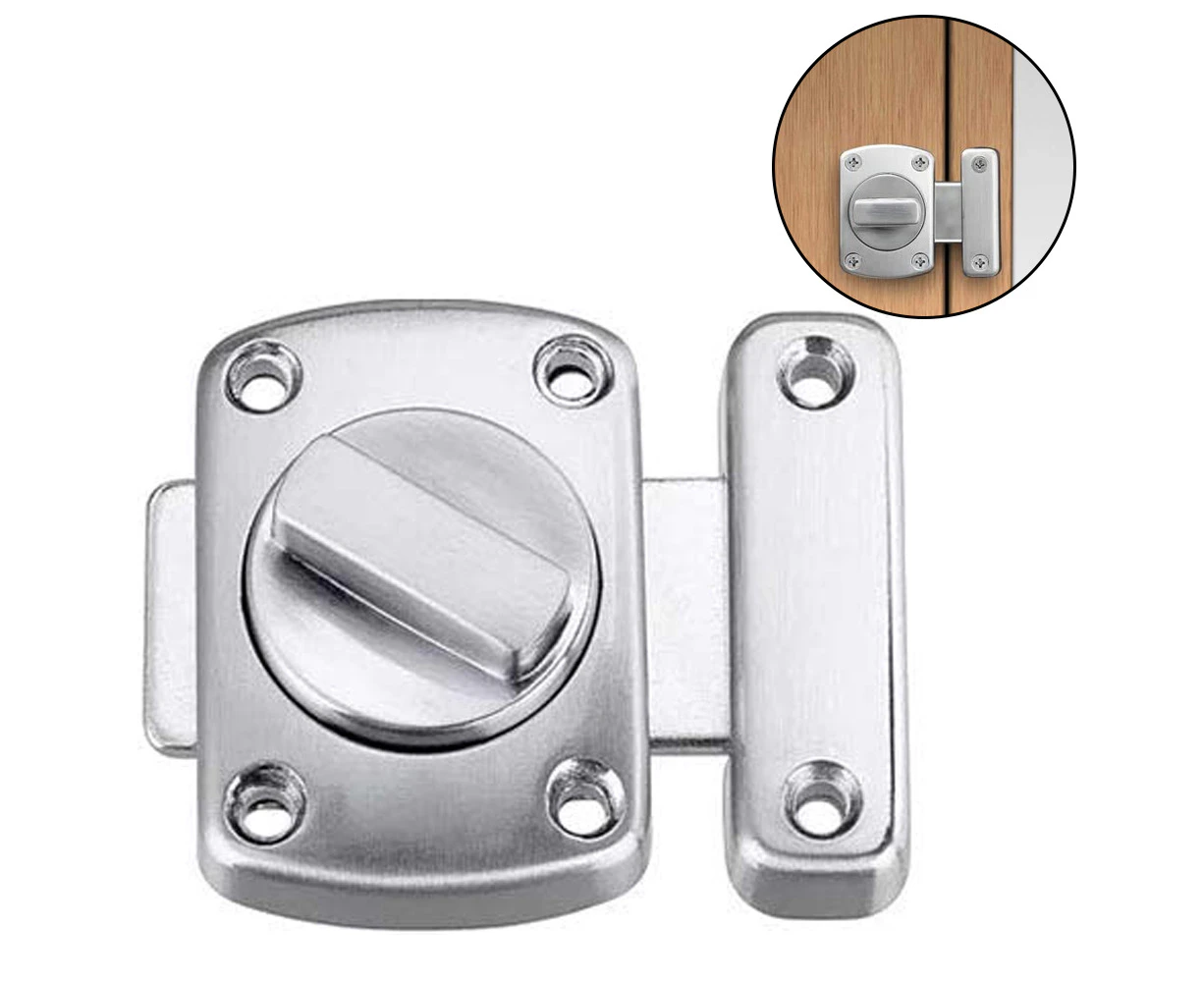 Door latch anti-theft device brushed stainless steel door lock