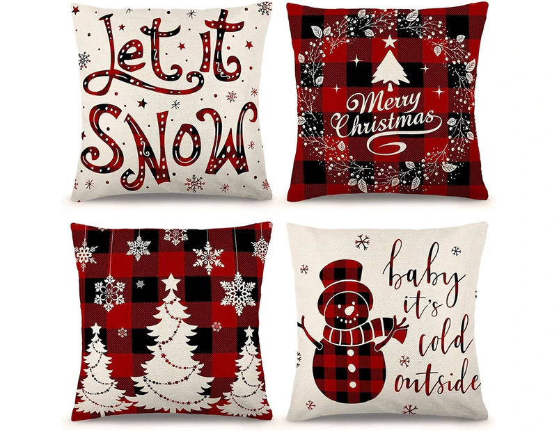 Christmas Cushions, Cushion Covers Christmas Decoration Pillow Case,Multi