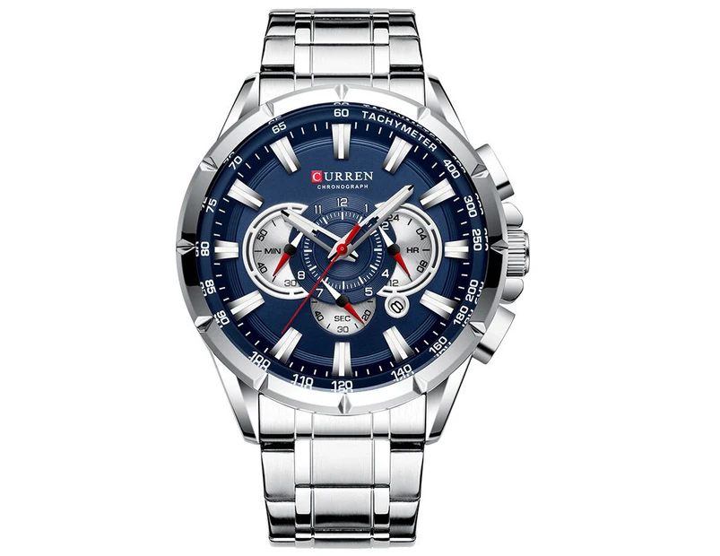 Curren Men’s Watches Top Brand Luxury Chronograph Quartz Men Watch Waterproof Sport Wrist Watch Men Stainless Steel Male Clock