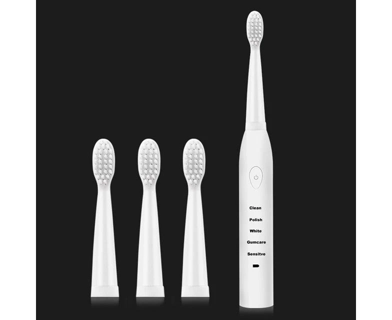 Rechargeable Smart Electric Toothbrush - White