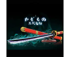 790Pcs Demon Slayer Swords Luminous Building Block Model  Blocks Toys Cosplay Anime Katana Zoro III Onikiru Samurai Sword Set with Scabbard and Stand