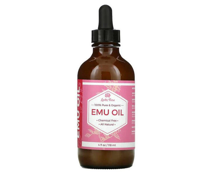 100% Pure & Organic Emu Oil, 4 fl oz (118 ml)