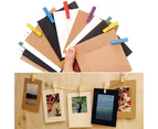 10 Pcs Paper Photo Flim Frames Wall Picture Album DIY Hanging Rope Camp Decor