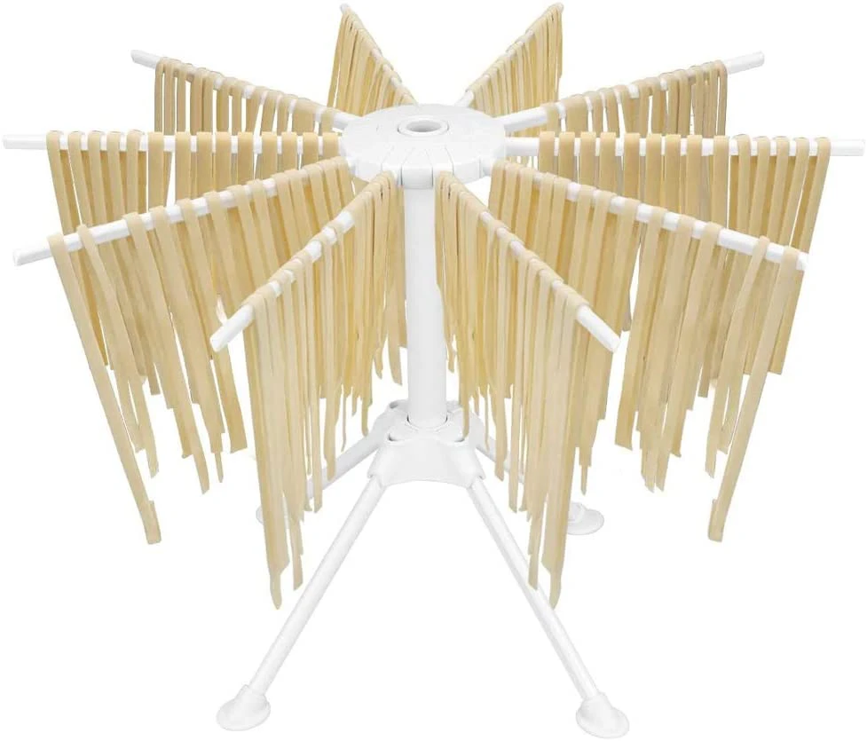 Pasta dryer, pasta stand pasta dryer with 10 extendable rungs , pasta drying rack, foldable spaghetti dryer, pasta dryer